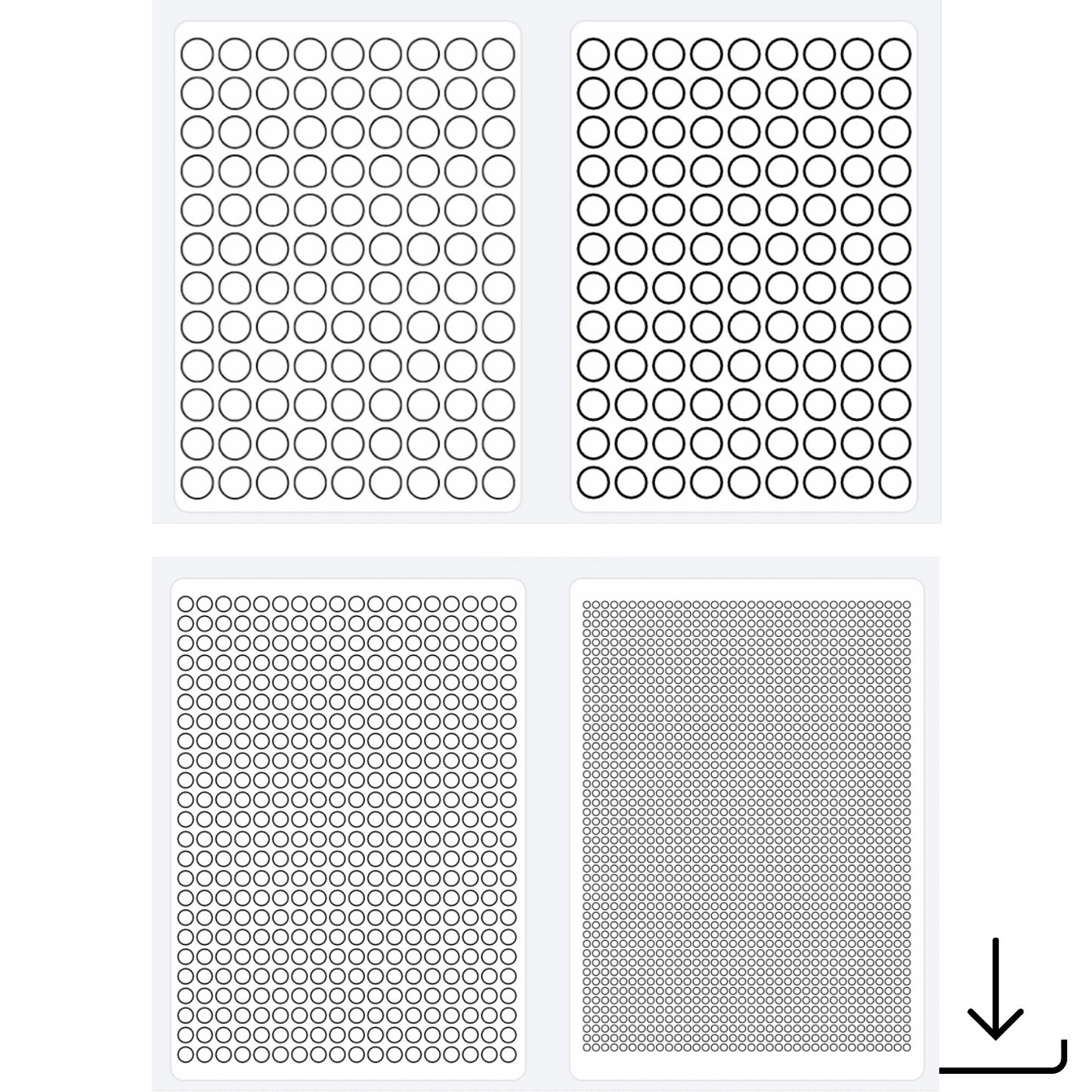 Prickar – Digital nedladdning (PDF & PNG)