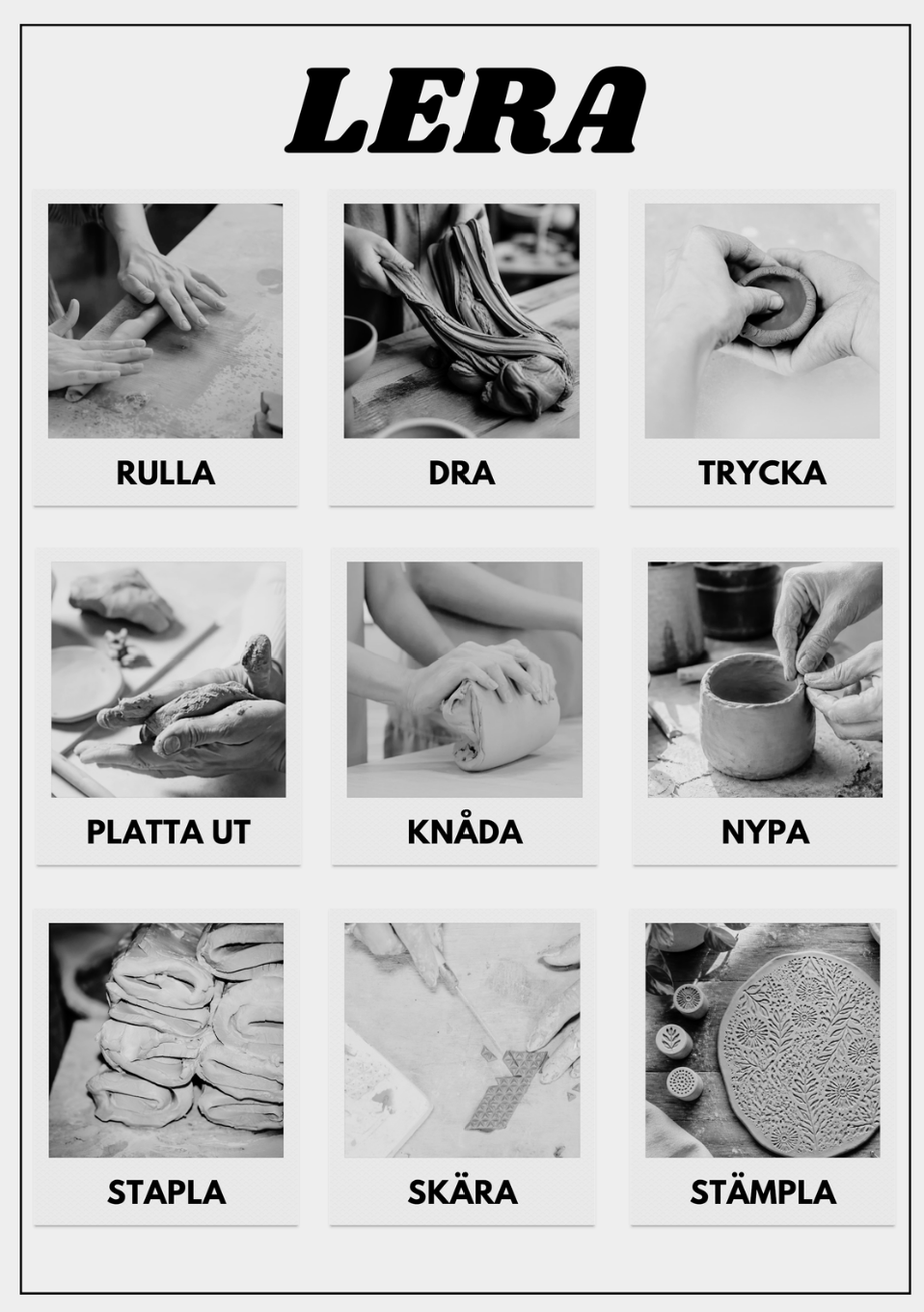 Utforska, skapa och utveckla språket med lera- digital fil