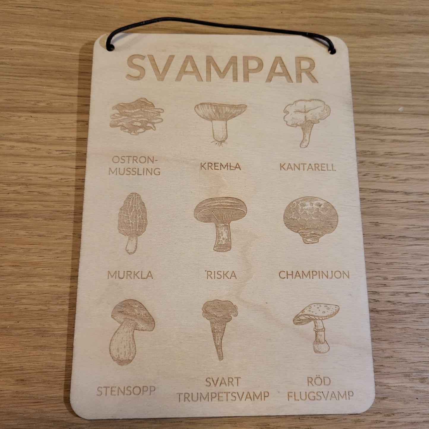 Sale- Mushroom poster in Swedish