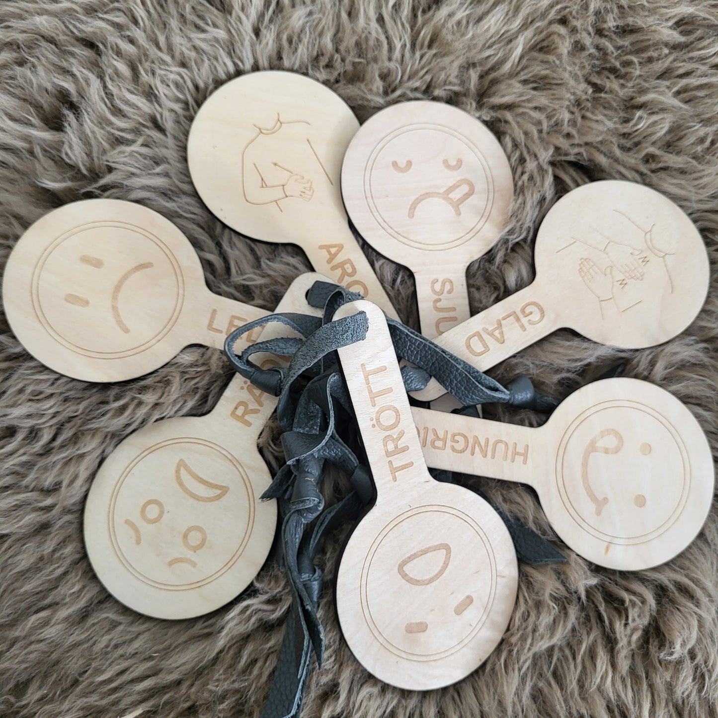 7 feelings paddles in Swedish