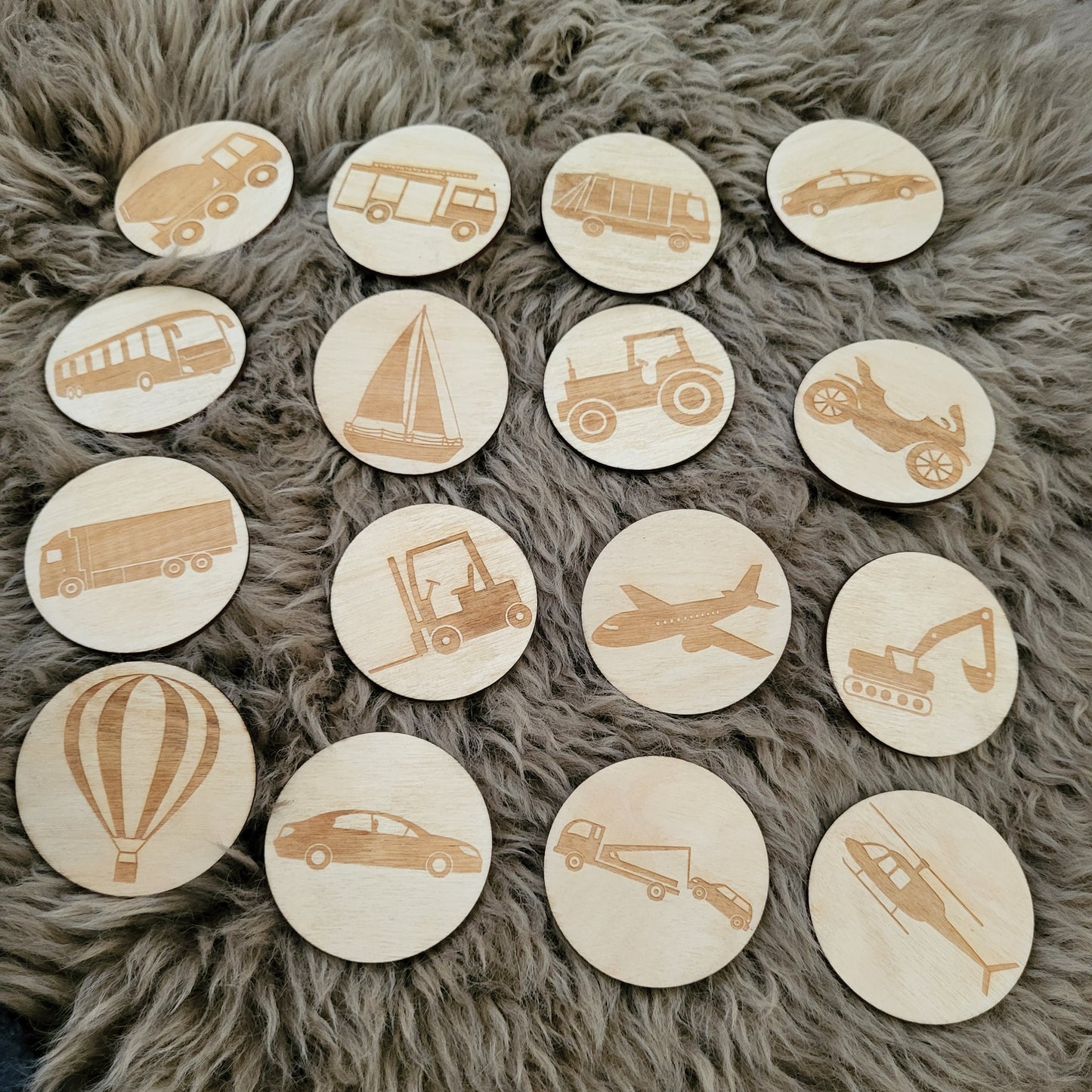 16 vehicles