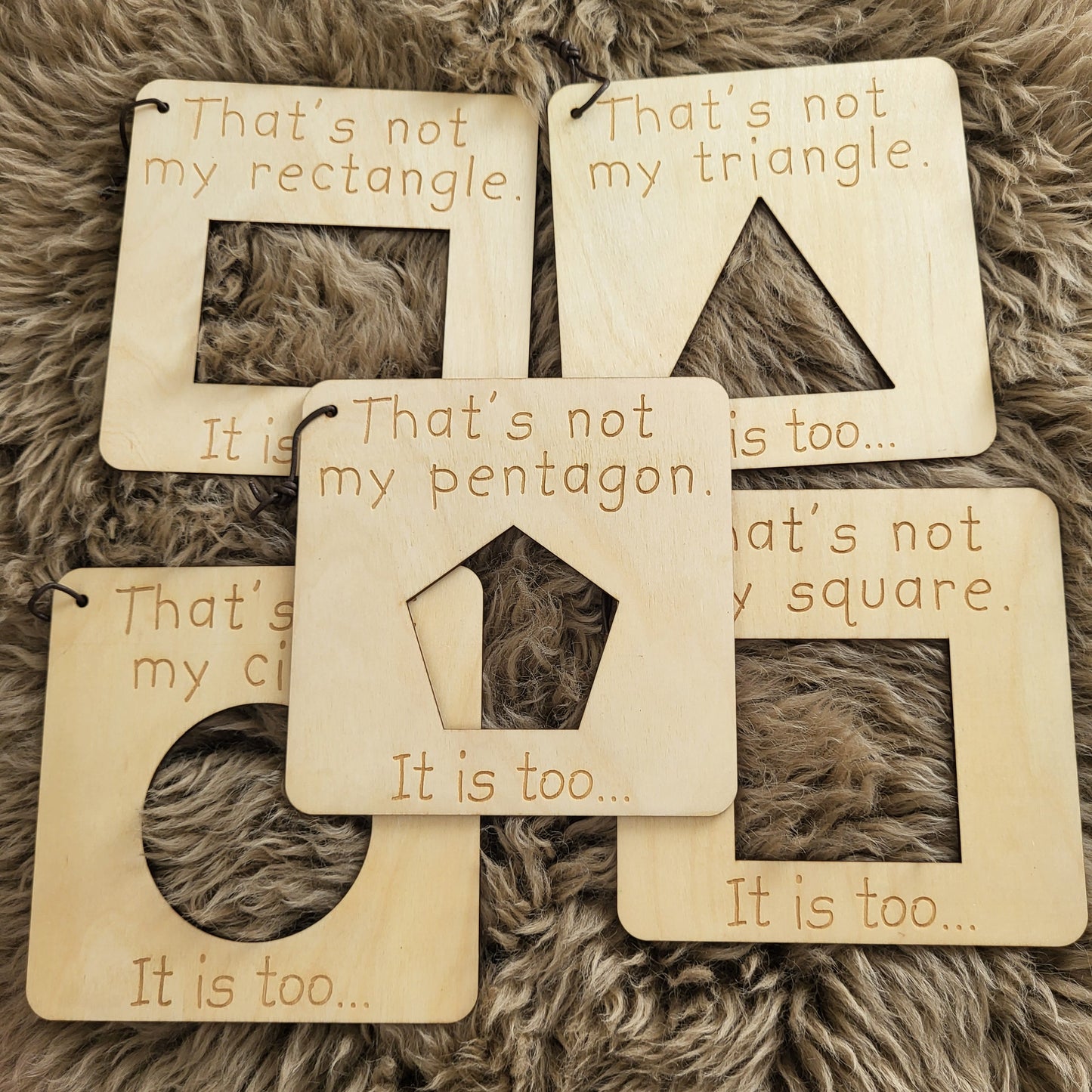 5 shapes for adjective training