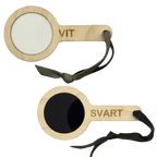 Set med 2 paddlar – svart & vit