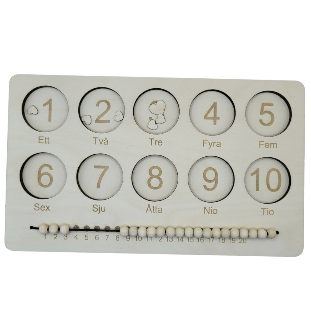 Counting frame in Swedish 1-10