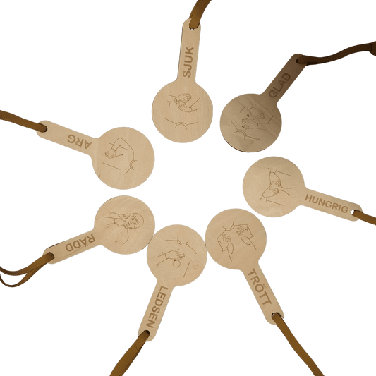 7 paddles with feelings and TAKK in Swedish