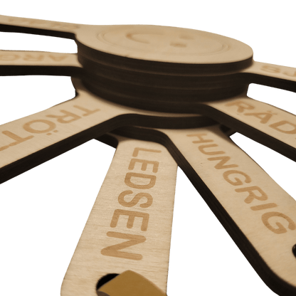 7 paddles with feelings and TAKK in Swedish