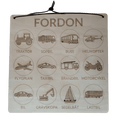 Transportposter i högkvalitativ skandinavisk björk