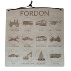 Transportposter i högkvalitativ skandinavisk björk