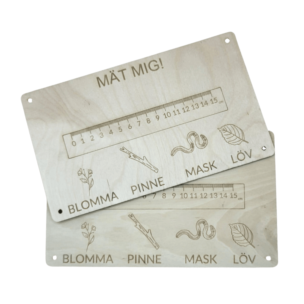 Measure the nature in Swedish or English