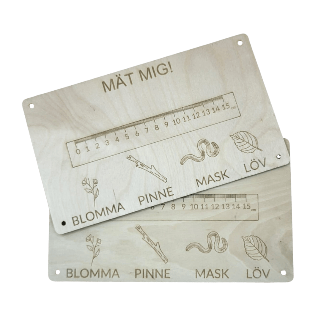 Measure the nature in Swedish or English