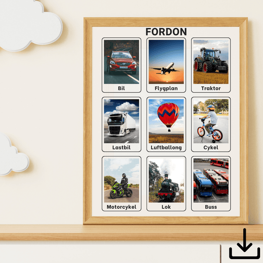 Digitalt fil – fordon på svenska