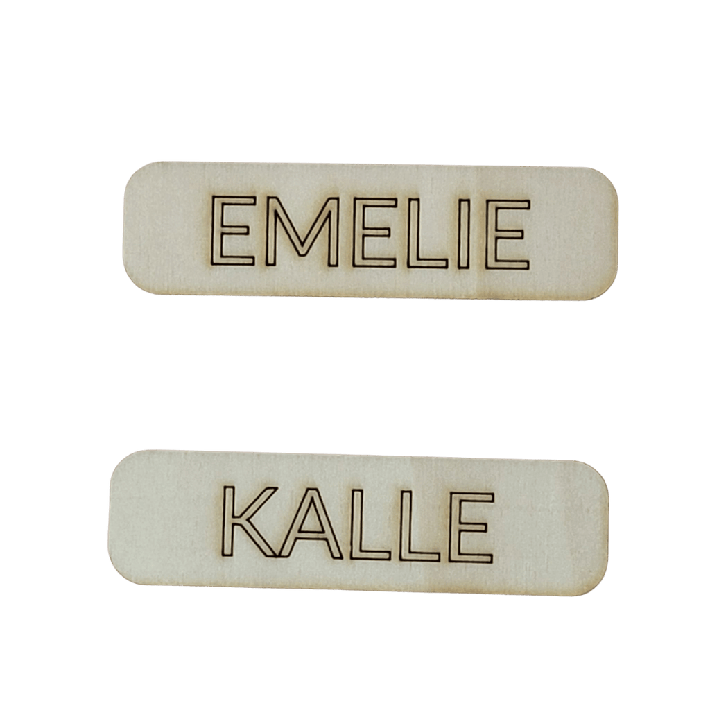 39 labels- perfect for names or to label items. 100% customisable