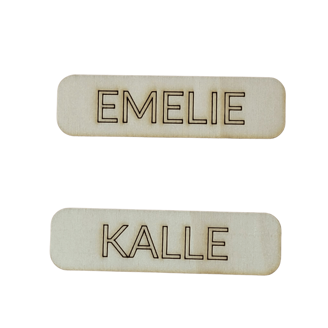 39 labels- perfect for names or to label items. 100% customisable