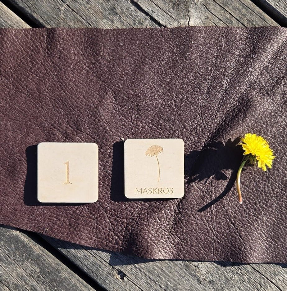 Naturbrickor i björkträ – Räkna, sortera, samla & upptäck naturen - Wonder.Learn Sweden