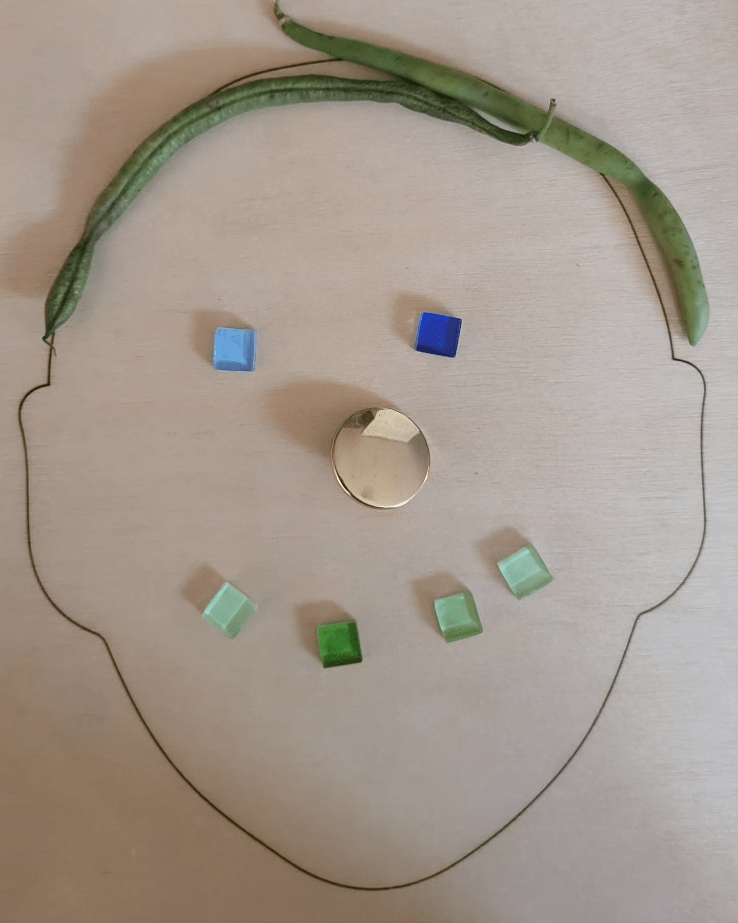 Porträtt med Loose Parts – 5 mm högkvalitativ björk - Wonder.Learn Sweden