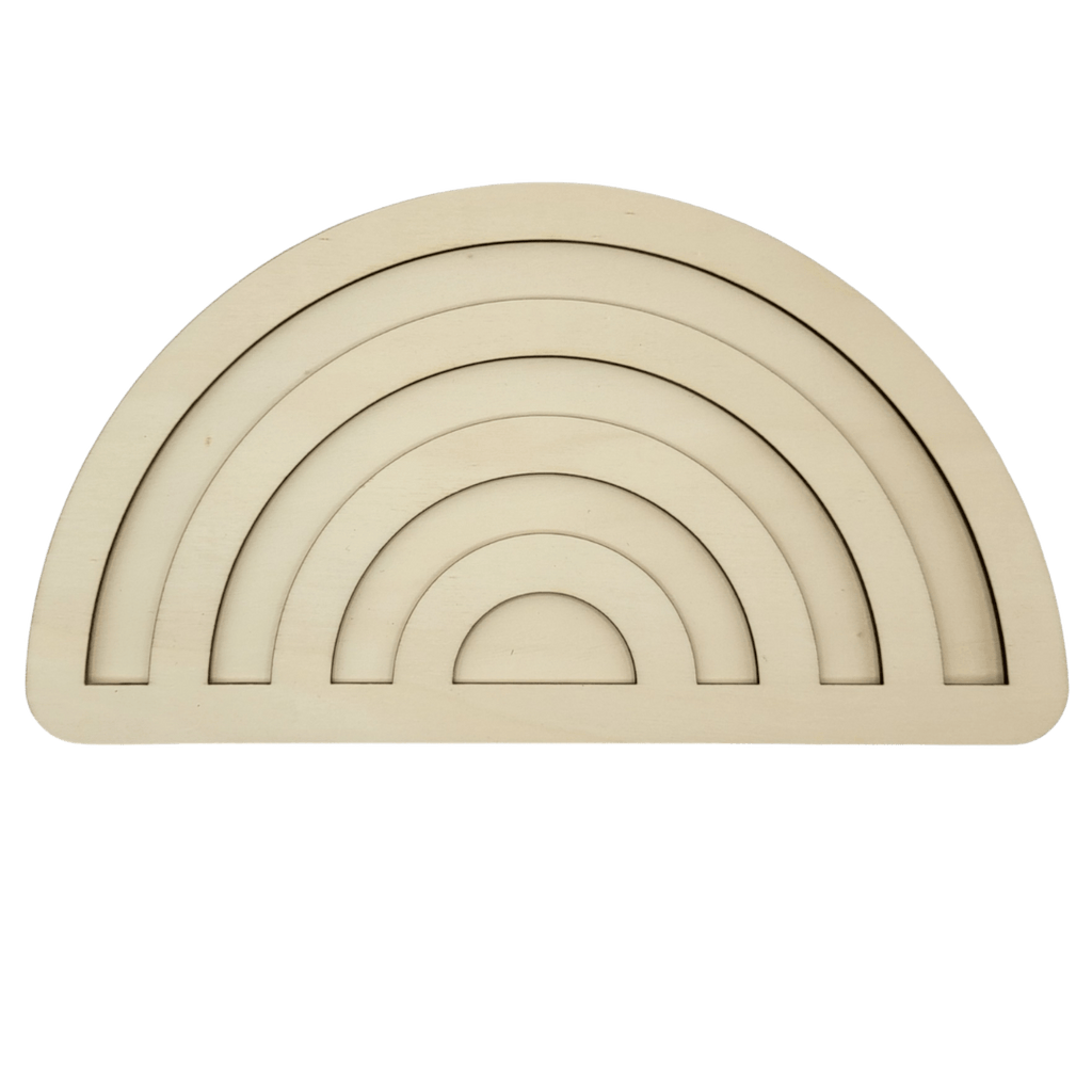 Loose parts rainbow 6mm or 8mm thick