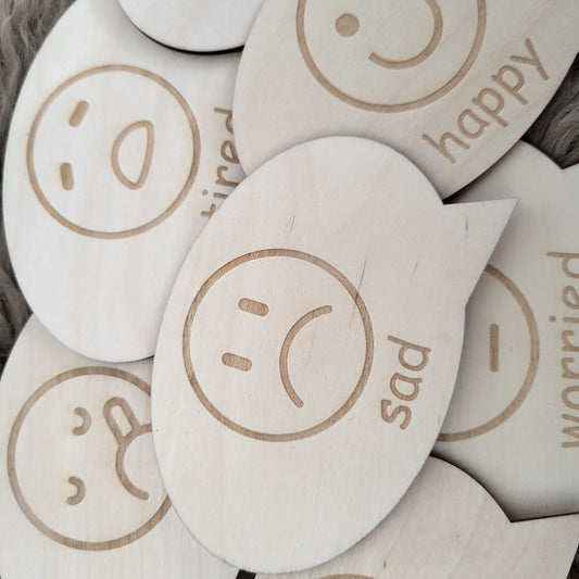 11 common feelings bubbles English