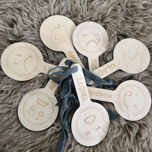 7 feelings paddles in Swedish