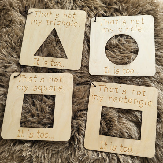 4 shape adjectives in English