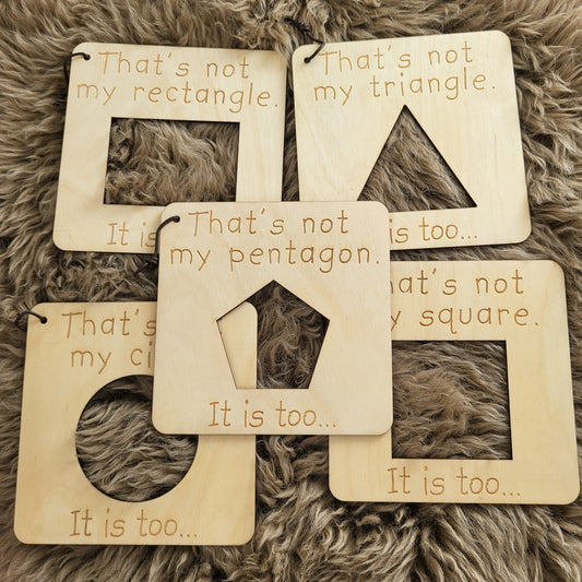 5 shapes for adjective training