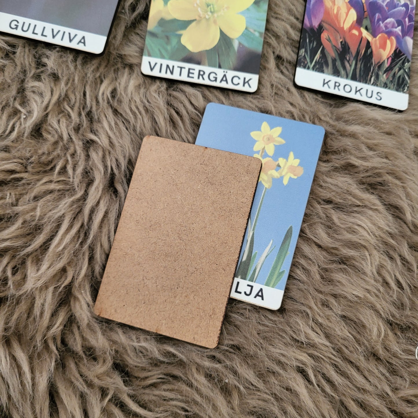 Sublimated spring flowers in Swedish