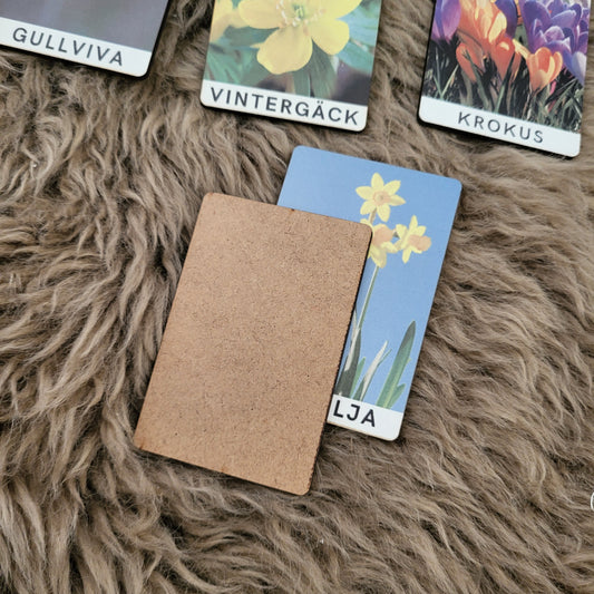 Sublimated spring flowers in Swedish