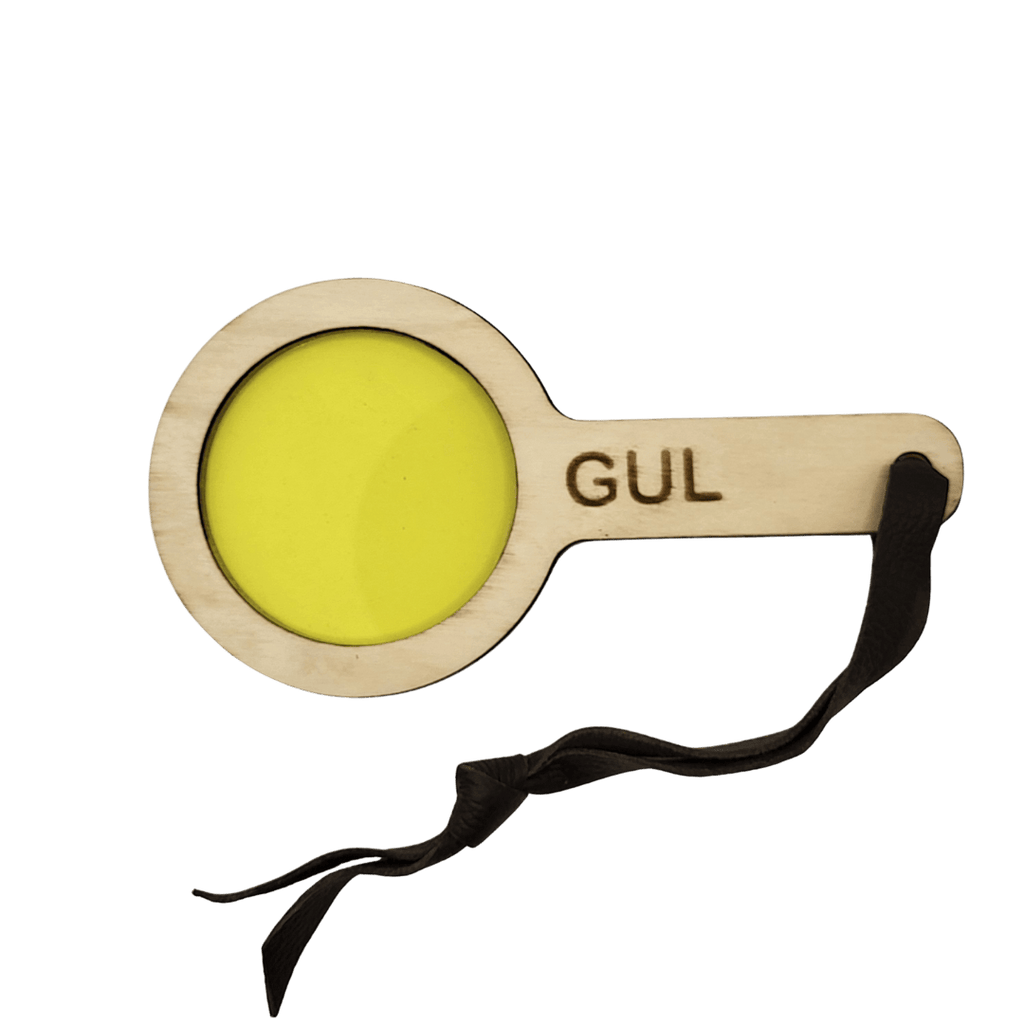 Individual Colour paddle- Swedish, English or both languages